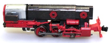 Complete Loco Chassis - Red ( N 0-6-0 )